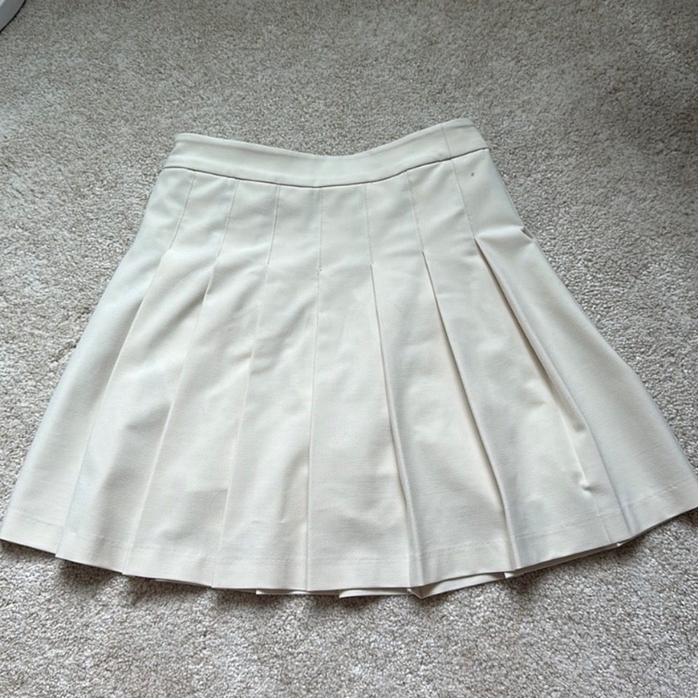 Aritzia Sunday Best Olive Mini Skirt